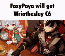 Foxypoyo Wriothesley GIF - Foxypoyo Wriothesley Genshin GIFs