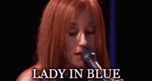 Tori Amos Lady In Blue GIF - Tori Amos Lady In Blue Aats GIFs