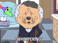 Whimpering The Boss GIF - Whimpering The Boss Smiling Friends GIFs