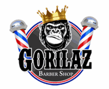 gorilaz gorilaz barber gorilaz barber shop barberia gorilaz logo