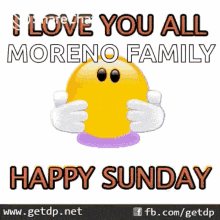 I Love You All Happy Sunday GIF - I Love You All Happy Sunday Blow Kiss GIFs