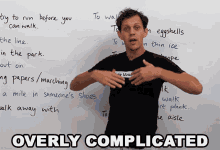 Overly Complicated Benjamin GIF - Overly Complicated Benjamin Learn English With Benjamin GIFs