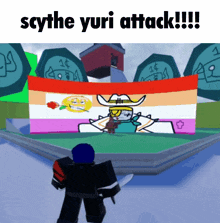 Phighting Scythe Yuri Attack GIF - Phighting Scythe Yuri Attack GIFs