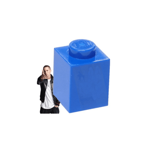 LEGO Storage Brick 1, Bright Blue