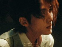 a close up of a person 's face with a watermark that says ' xinjuchan tumblr do not repost '