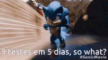 Sonic 9testes Em5dias GIF - Sonic 9testes Em5dias So What GIFs