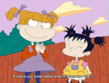 Cookies Are Better On The Other Side GIF - Cookies Rugrats Angelica GIFs