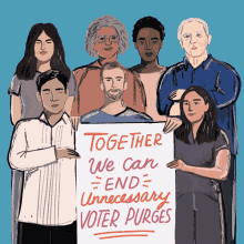 Together We Can End Unnecessary Voter Purges Stop Voter Purge Laws GIF - Together We Can End Unnecessary Voter Purges Voter Purges Stop Voter Purge Laws GIFs