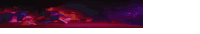 a blurry picture of a person standing in a dark room with a purple background .