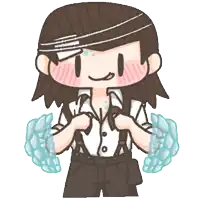 a cartoon character with a bandage on his head