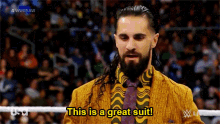 Wwe Seth Rollins GIF - Wwe Seth Rollins This Is A Great Suit GIFs
