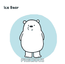 Ice Bear Precious GIF - Ice Bear Precious Blush GIFs