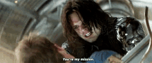 Youre My Mission Winter Soldier GIF - Youre My Mission Winter Soldier Captain America GIFs