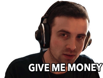 Give Me Money Benjamin Lupo Sticker - Give Me Money Benjamin Lupo I Need Money Stickers