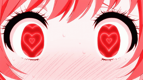 Anime Eyes Heart GIF - Anime Eyes Heart Heart Eyes - Discover & Share GIFs