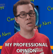 My Professional Opinion Crazy Nate GIF - My Professional Opinion Crazy Nate Professional Judgment GIFs