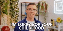 Im Sorry For Your Childhood Austin Evans GIF - Im Sorry For Your Childhood Austin Evans I Feel Bad For You GIFs