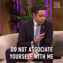 Do Not Associate Yourself With Me Andrew Cuomo GIF - Do Not Associate Yourself With Me Andrew Cuomo Saturday Night Live GIFs