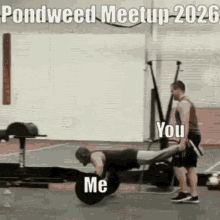 Pondweed Meetup GIF - Pondweed Meetup Gym GIFs