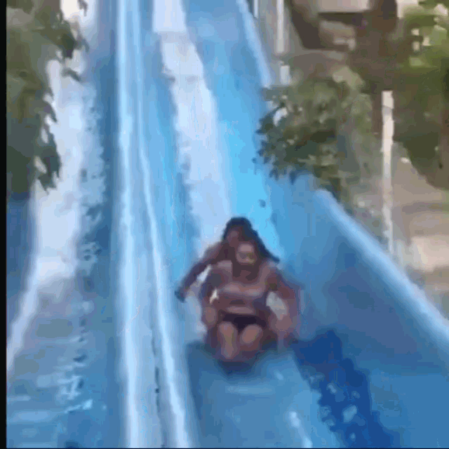 Fail Water Slide GIF - Fail Water Slide Kick - Discover & Share GIFs