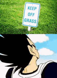 Kepp Off The Grass Bad Ass GIF