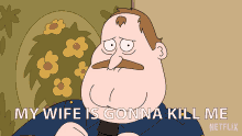 my wife is gonna kill me chief crawford paradise pd blind drunk my wife will hate me