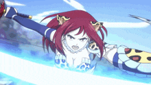 Erza Scarlet Fairy Tail GIF - Erza Scarlet Fairy Tail Angry GIFs