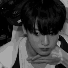 Jungkook Black And White Butter Bts GIF - Jungkook Black And White Jungkook Butter Bts GIFs