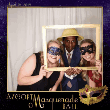 happy easter day masquerade ball photobooth