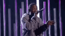 Kendrick Lamar Performance GIF - Kendrick Lamar Rapping Am As Live GIFs