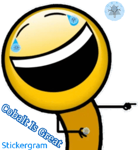 Laughing Lol Sticker - Laughing Lol Cobaltlend Stickers