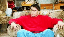 Joey Shocked GIF - Joey Shocked Friends GIFs