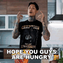 Hope You Guys Are Hungry Chris Heria GIF - Hope You Guys Are Hungry Chris Heria Hope You Guys Are Starving GIFs