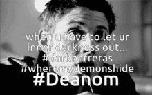 Deanom Dark GIF - Deanom Dark Inner Demons GIFs