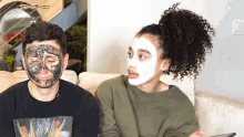 Funny Face Oh No GIF - Funny Face Oh No Charcoal Peel Mask GIFs