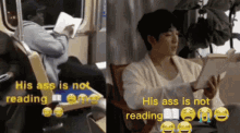 Jinyoung Reading GIF