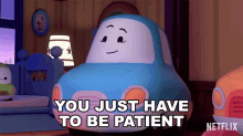 You Just Have To Be Patient Mama Carson GIF - You Just Have To Be Patient Mama Carson Go Go Cory Carson GIFs