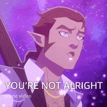 Youre Not Alright Scanlan Shorthalt GIF - Youre Not Alright Scanlan Shorthalt The Legend Of Vox Machina GIFs