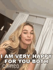 I Am Very Happy For You Both Juliette Porter GIF - I Am Very Happy For You Both Juliette Porter Cameo GIFs