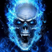 Blue Skull GIF - Blue Skull GIFs