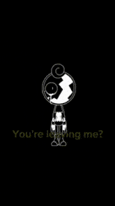 a black and white drawing with the words please stay