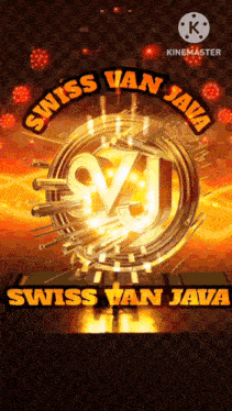 a logo for swiss van java is shown
