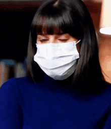 Glee Rachel Berry GIF - Glee Rachel Berry Sick Mask GIFs