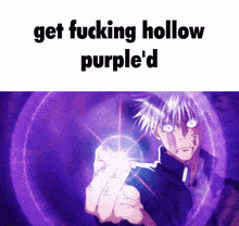 Gojo Hollow Purple GIF