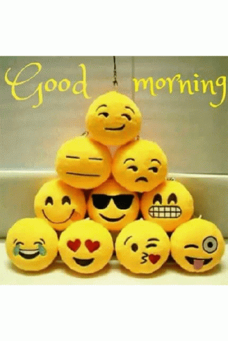 Good Morning Emojis GIF – Good Morning Emojis Smileys — Descubra e ...