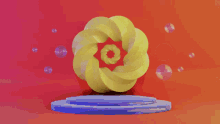 Spinning Flower GIF - Spinning Flower Bubbles GIFs