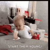Kid Cleaning GIF - Kid Cleaning Startthemyoung GIFs
