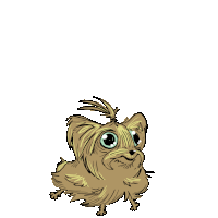 a cartoon drawing of a monster with its mouth open and sharp teeth