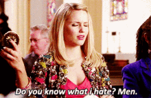 Glee Quinn Fabray GIF - Glee Quinn Fabray Do You Know What I Hate Men GIFs
