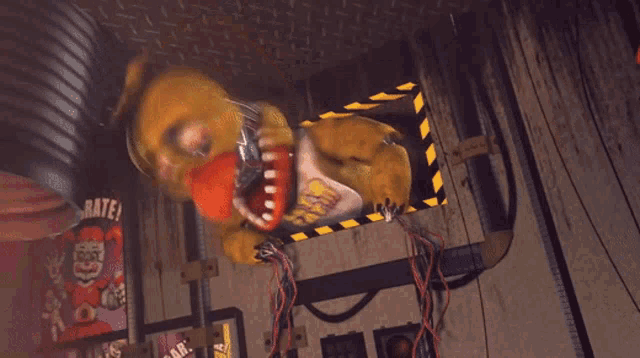 Steam Community :: Screenshot :: Withered Chica Stuck in the Vent In UCN